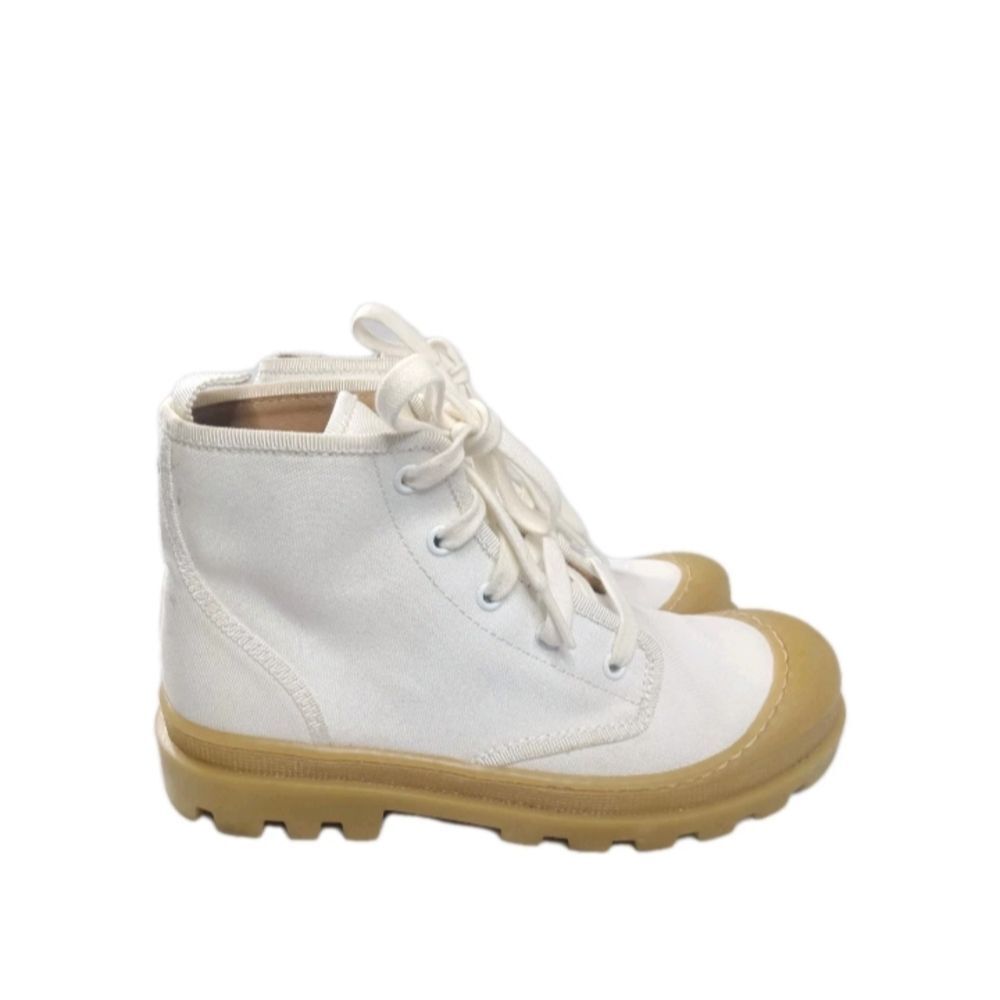 Gia x Pernille Teisbaek Boots Women's Size 5 Canvas Lace-Up Shoes EU 35